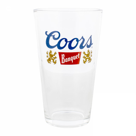 Coors Banquet Official 16 oz. Pint Glasses  Set of 4