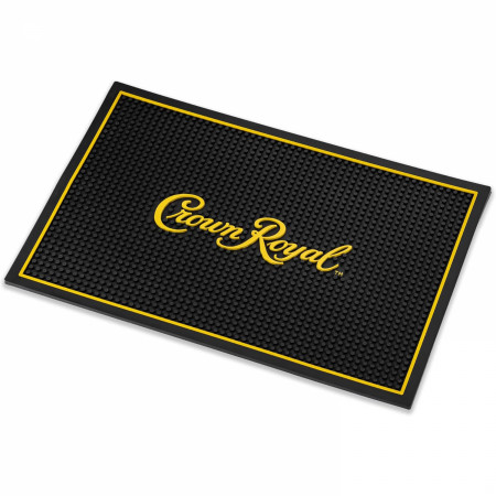 Crown Royal Canadian Whiskey 18' x 12' Rubber Bar Mat