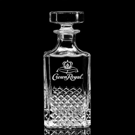Crown Royal 750ml Glass Whiskey Decanter
