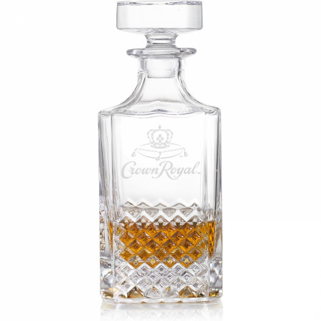 Crown Royal 750ml Glass Whiskey Decanter