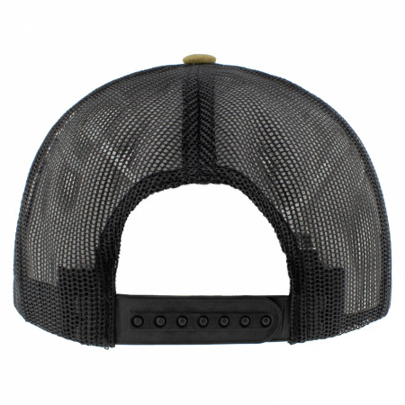 Dodge RAM Logo Green Camo Adjustable Rope Hat