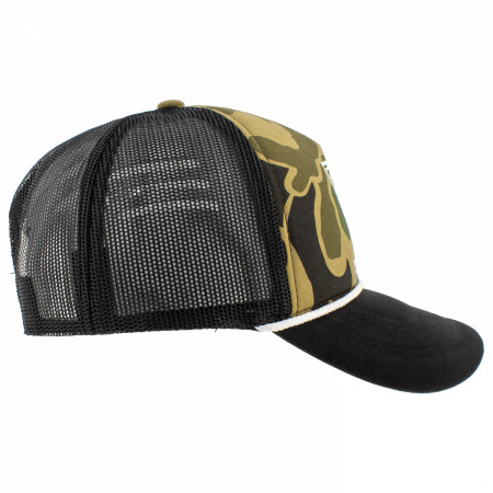 Dodge RAM Logo Green Camo Adjustable Rope Hat