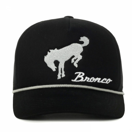 Ford Bronco Logo Black Colorway Adjustable Rope Hat