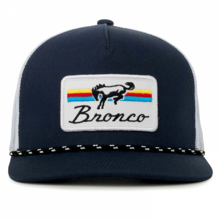 Ford Bronco Vintage Logo Patch Adjustable Rope Hat