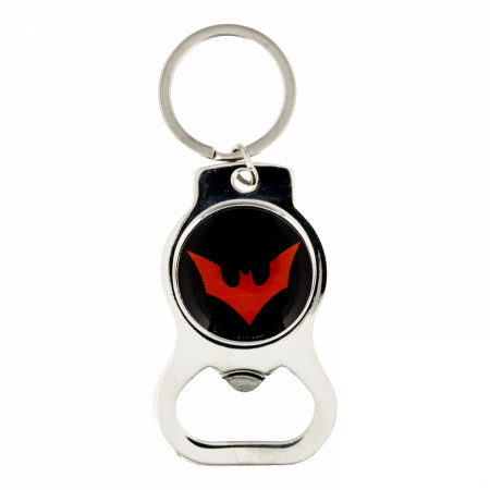 Batman Beyond Logo Bottle Opener Keychain