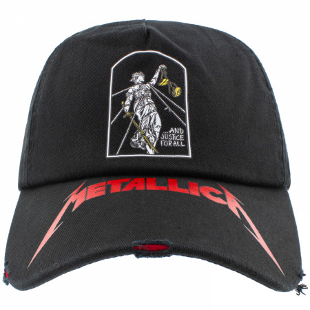 Metallica And Justice for All Tombstone Adjustable Snapback Hat