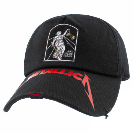 Metallica And Justice for All Tombstone Adjustable Snapback Hat