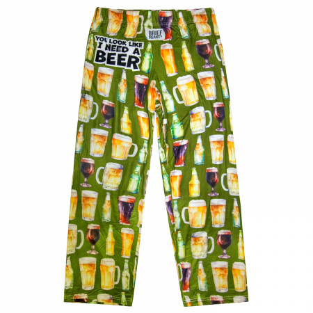 You Look Like You Need a Beer All Over Print Sleep Pants