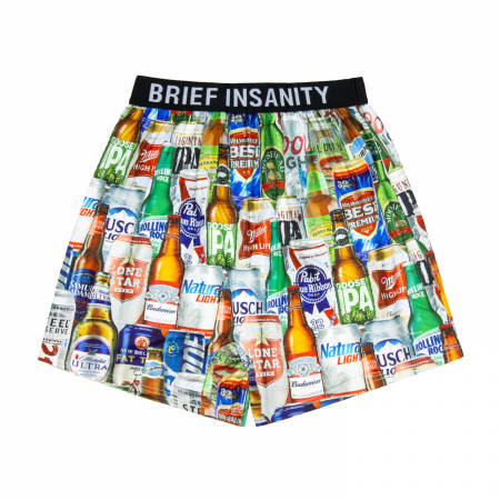 The Beers of America All Over Print Boxers