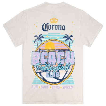 Corona Beach Volleyball Club Front Back Print T-Shirt