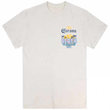 Corona Beach Volleyball Club Front Back Print T-Shirt