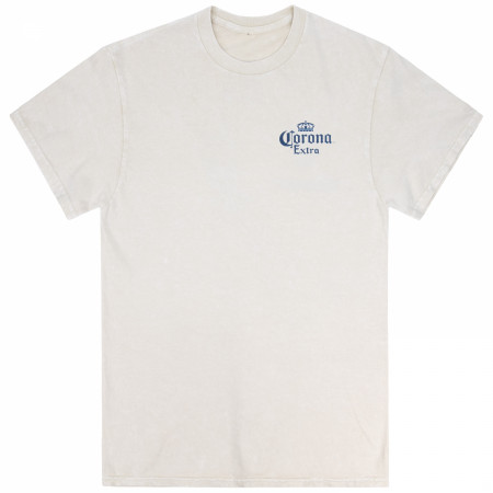 Corona Find Your Beach Montage Front Back Print T-Shirt