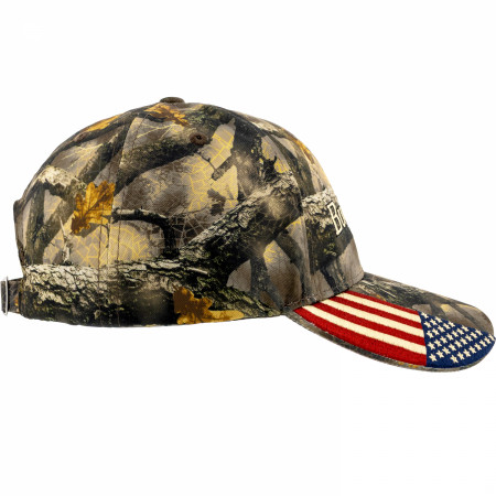 Budweiser and The American Flag Camo Adjustable Hat