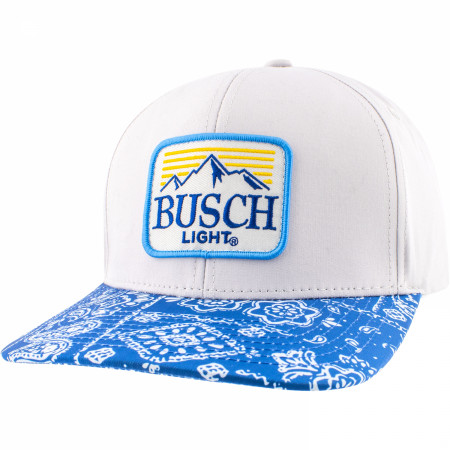 Busch Light Vintage Logo Paisley Pattern Adjustable Hat