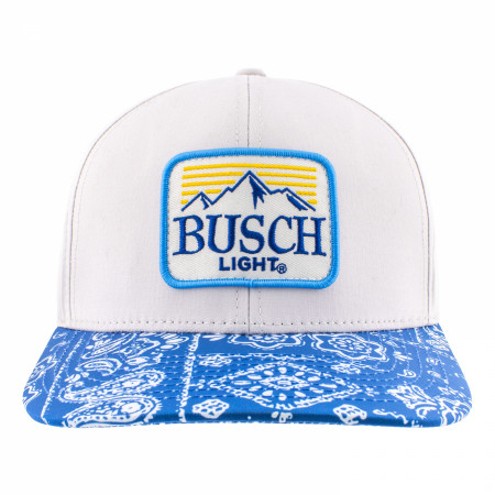 Busch Light Vintage Logo Paisley Pattern Adjustable Hat