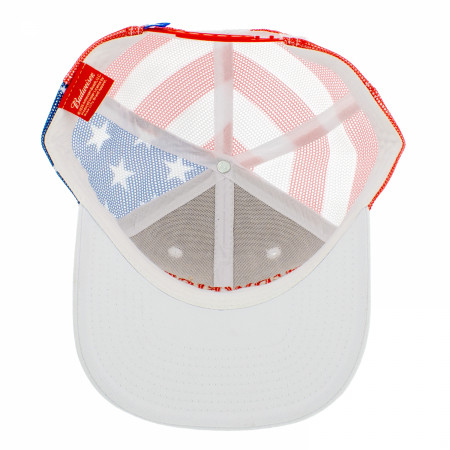 Budweiser America Label Stars and Stripes Adjustable Hat