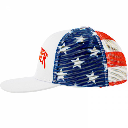 Budweiser America Label Stars and Stripes Adjustable Hat