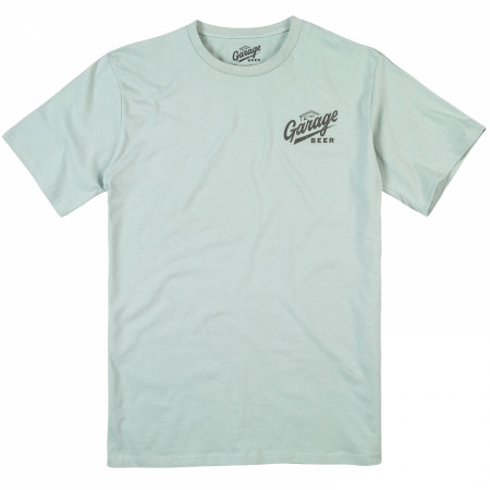 Garage Beer - Summer Beer Seafoam Front and Back Print Premium T-Shirt