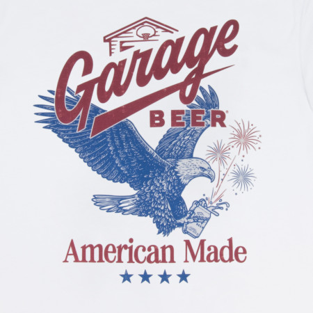 Garage Beer American Made Bald Eagle Premium T-Shirt