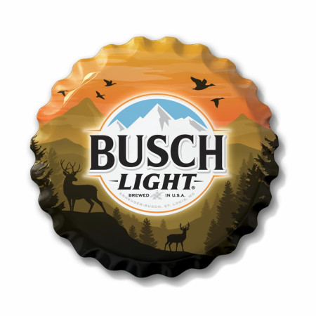 Busch Light 18' Deer and Bird Hunting Tin Sign