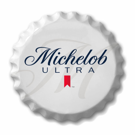 Michelob Ultra 18' Bottle Cap Tin Sign