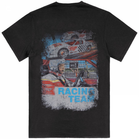 Miller High Life Racing Team Front & Back Print Premium T-Shirt