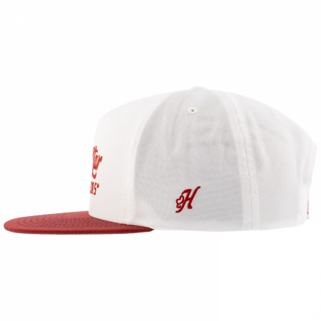 Lone Star Beer Red and White Embroidered Logo Adjustable Hat