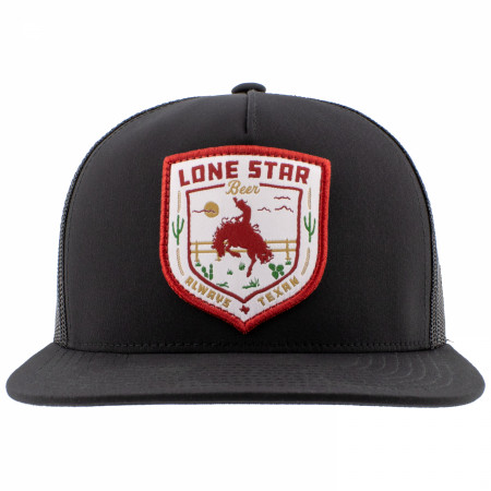 Lone Star Beer Always Texan Rodeo Adjustable Trucker Hat