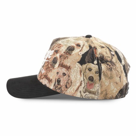 Garage Beer Logo Canine Camo Jacquard  Adjustable Hat