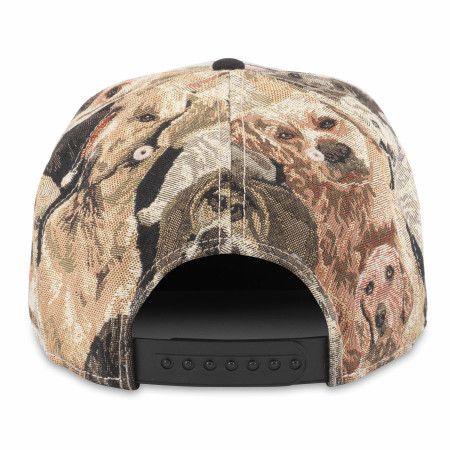 Garage Beer Logo Canine Camo Jacquard  Adjustable Hat