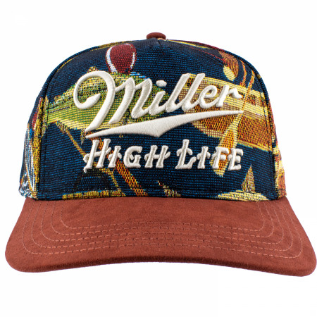Miller High Life Beach Fishing Jacquard Adjustable Hat