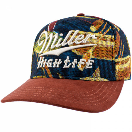 Miller High Life Beach Fishing Jacquard Adjustable Hat