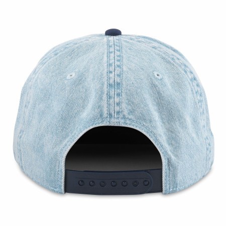 Lone Star Beer Embroidered Patch Denim Adjustable Hat