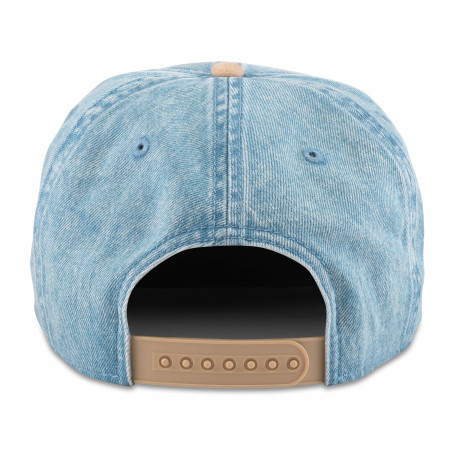 Rainier Beer Embroidered Patch Denim Adjustable Hat