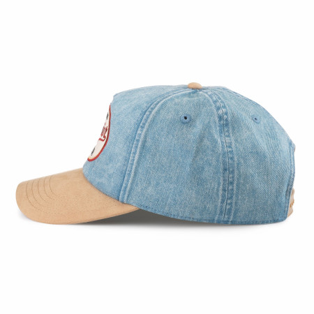 Rainier Beer Embroidered Patch Denim Adjustable Hat