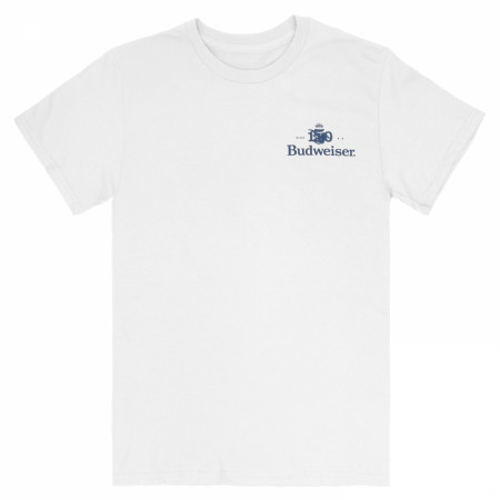 Budweiser 150 Years White Premium T-Shirt by Junk Food
