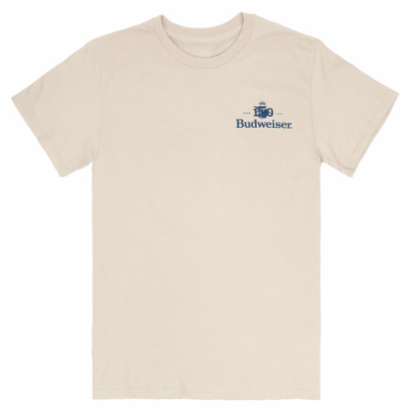 Budweiser 150 Years Tan Premium T-Shirt by Junk Food