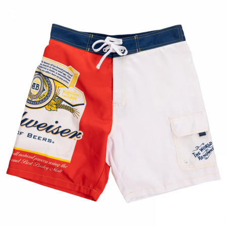 Budweiser The World Renowned Split Label Board Shorts