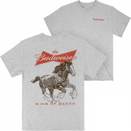Budweiser Clydesdale Enzyme Washed Premium T-Shirt by Junk Food