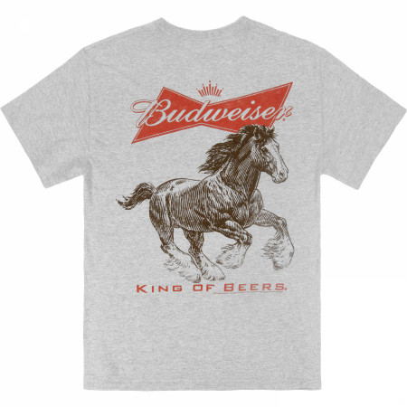 Budweiser Clydesdale Enzyme Washed Premium T-Shirt by Junk Food