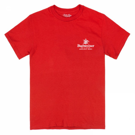 Budweiser Anheuser Busch Vintage Enzyme Washed Premium T-Shirt by Junk Food