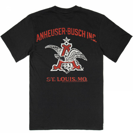 Anheuser Busch Classic Logo Enzyme Washed Premium T-Shirt by Junk Food