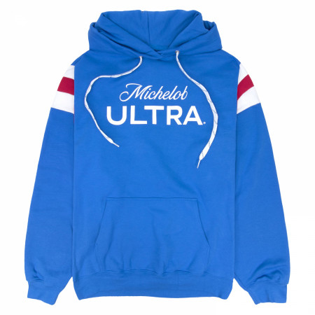 Michelob Ultra Logo Striped Pullover Hoodie