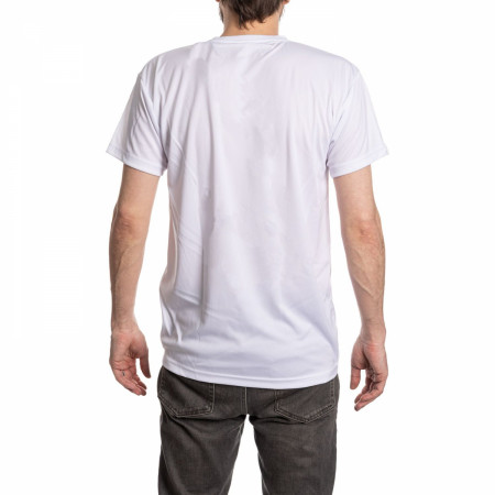 Michelob Ultra Large Logo White Colorway Wicking Rash Guard Shirt