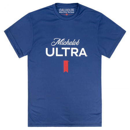 Michelob Ultra Large Logo Navy Colorway Wicking Rash Guard Shirt
