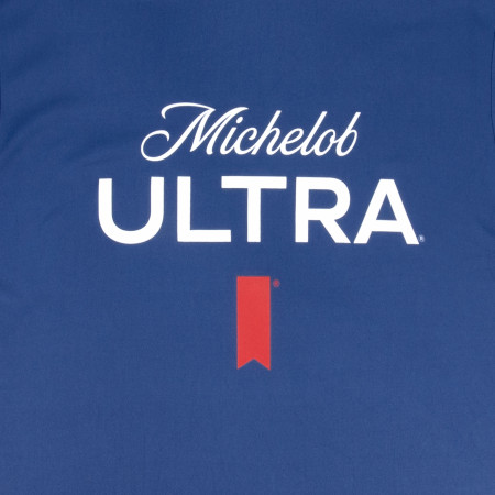 Michelob Ultra Large Logo Navy Colorway Wicking Rash Guard Shirt