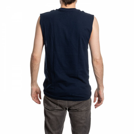 Michelob Ultra Large Logo Navy Colorway Sleeveless Muscle Tank
