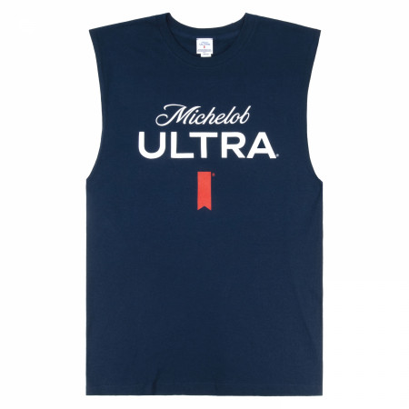 Michelob Ultra Large Logo Navy Colorway Sleeveless Muscle Tank