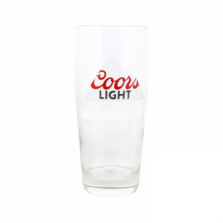 Coors Mountain Logo Curved 16oz Pint Glass