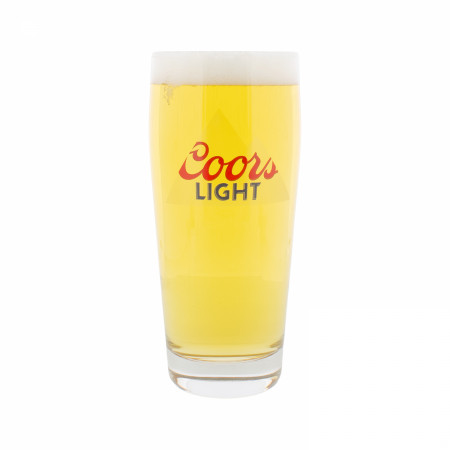 Coors Mountain Logo Curved 16oz Pint Glass